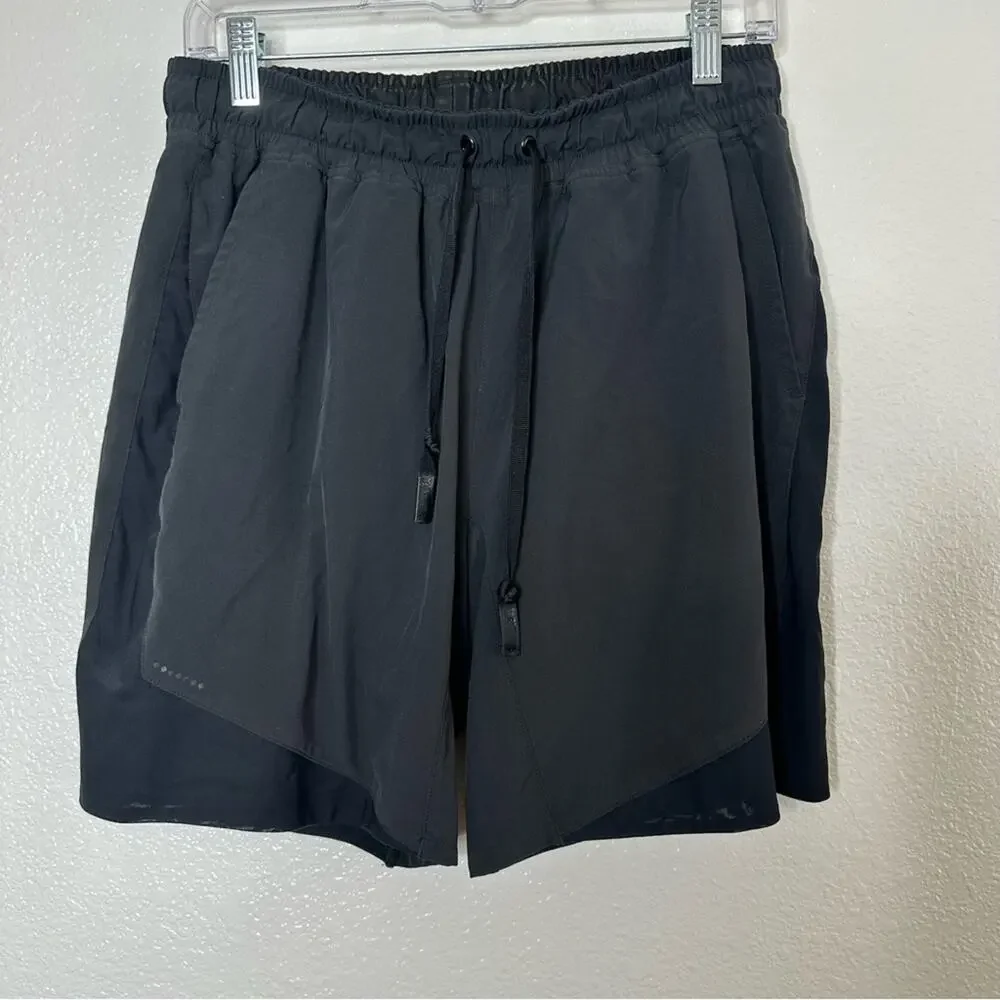 Rhone Black Athletic Workout Shots Mens Medium